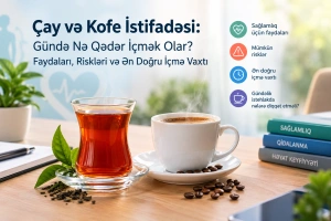 Çay və Kofe İstifadəsi: Gündə Nə Qədər İçmək Olar? Faydaları, Riskləri və Ən Doğru İçmə Vaxtı