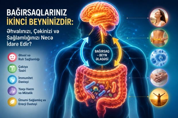 Bağırsaqlarınız İkinci Beyninizdir: Əhvalınızı, Çəkinizi və Sağlamlığınızı Necə İdarə Edir?